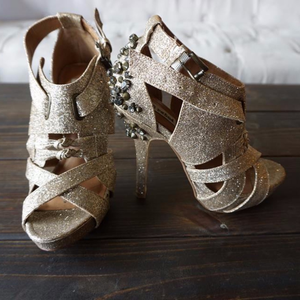 Gold Champagne Heels
